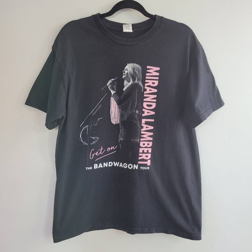 Miranda Lambert black concert tee large casual streetwear country western crew n